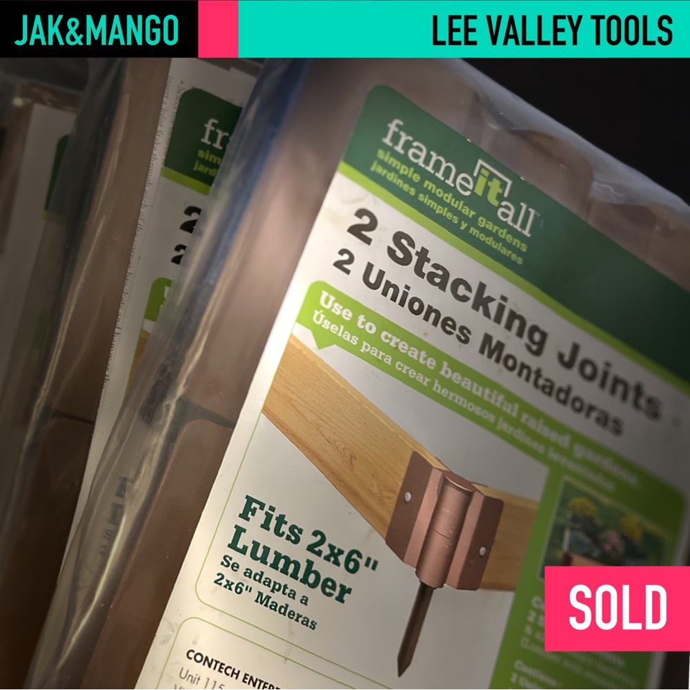 SOLD! LEE VALLEY Raised Garden Bed System